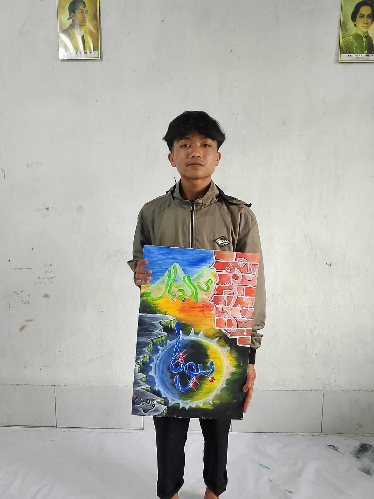 Kaligrafi MA Miftahul Huda Raih Juara 3