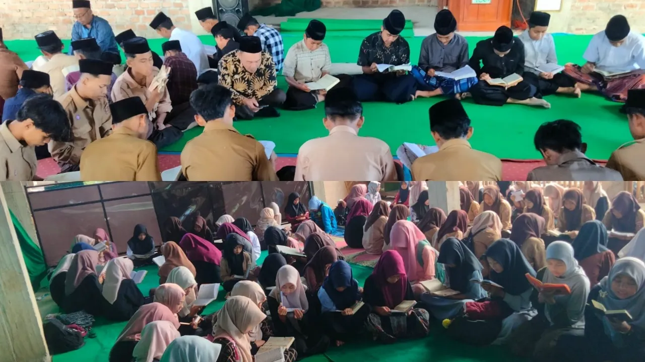 MA MIFTAHUL HUDA Gelar Khataman Al Qur’an Serentak, Selesaikan 6 Juz dalam 1 Jam
